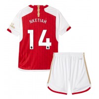 Arsenal Eddie Nketiah #14 Domaci Dres za djecu 2023-24 Kratak Rukav (+ Kratke hlače)
